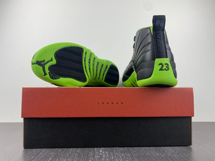AIR JORDAN 12 BLACK/GREEN AJ12-01