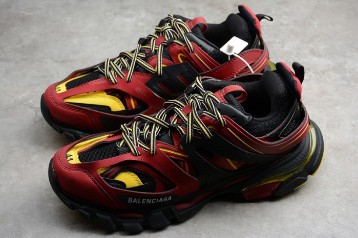 BL SNEAKER TESS.S.GOMMA BLACK RED 542023 W1GB9