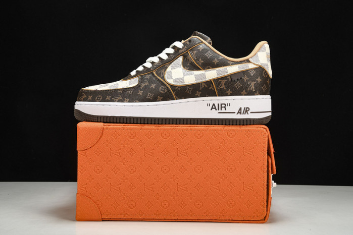 LV X NIKE AIR FORCE MONOGRAM DAMIER AZUR 6A8PYL-002