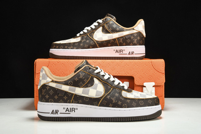 LV X NIKE AIR FORCE MONOGRAM DAMIER AZUR 6A8PYL-002