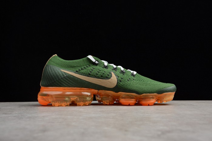 dragon ball S*per x nike air vapormax flyknit 2018 dark green/light brown mens aa3858-101