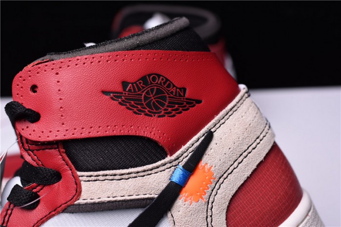 OW Air Jordan 1 Retro Chicago The Ten AA3834-101