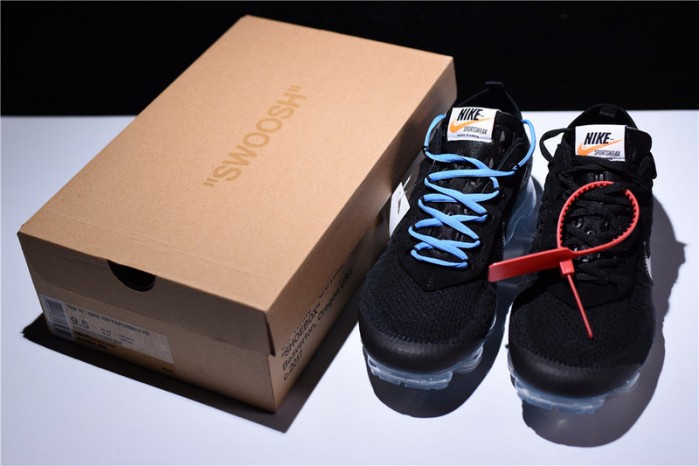OW x Nike Air VaporMax FK Black AA3831-002